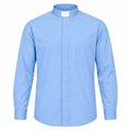 Sky Blue Clergy Shirt